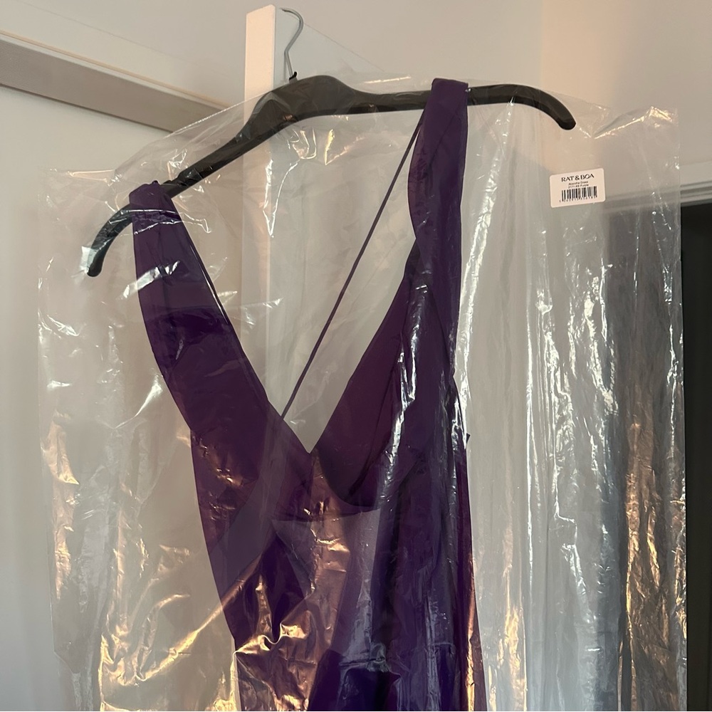 Rat & Boa Absinthe Dress in Purple